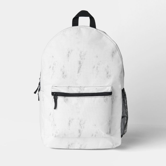 Rustic Farmhouse Distressed White Backpack (Front)