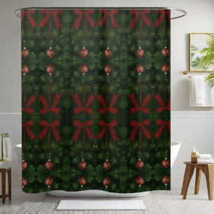 Rustic Farmhouse Evergreen Ornament Bathroom Decor
