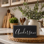 Rustic Farmhouse Monogram Sign<br><div class="desc">Custom farmhouse wall art with your name monogram on a faux chalkboard background. Customize It with your own text and images to create a unique one of a kind sign.</div>