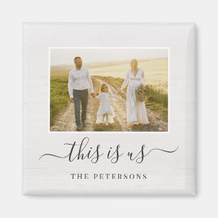 Rustic Farmhouse sous-titre personnalisé Magnet ph