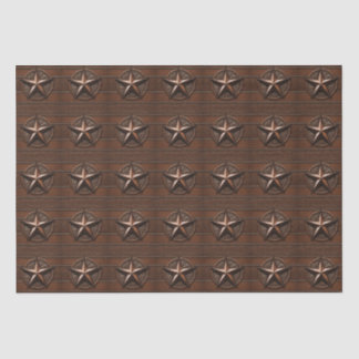 Rustic Farmhouse Western Country Star Decoupage Tissue Paper