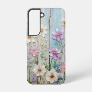 Rustic Farmhouse Wildflower Cottage Floral Samsung Galaxy Case