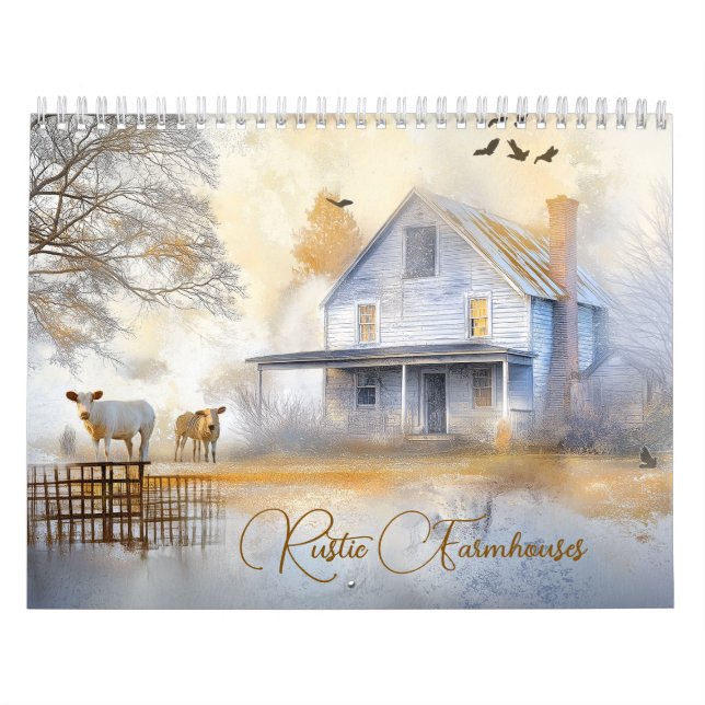 Rustic Farmhouses Calendar (Cover)
