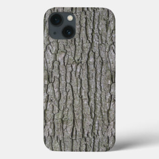 Rustic Faux Dry Wood Grain Tree Bark iPhone 13 Case