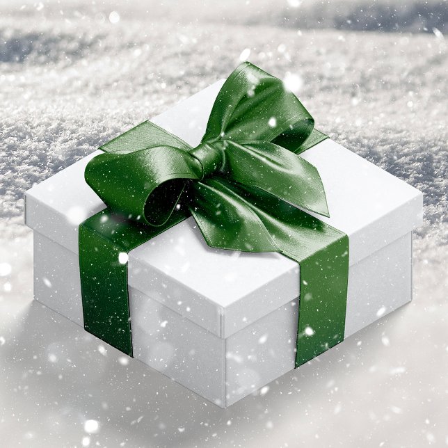 Rustic Festive Green Colour #325513 Ribbon Satin Ribbon (Creator Uploaded)