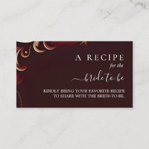 Rustic Fiesta Rustic Bold Spanish Bridal Shower Enclosure Card