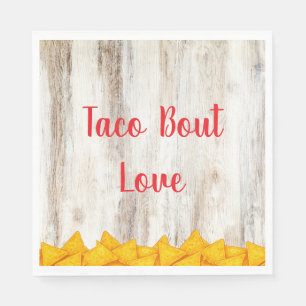 Rustic Fiesta Shower Paper Napkins   Taco ‘Bout