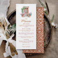 Rustic Fiesta Wedding Card