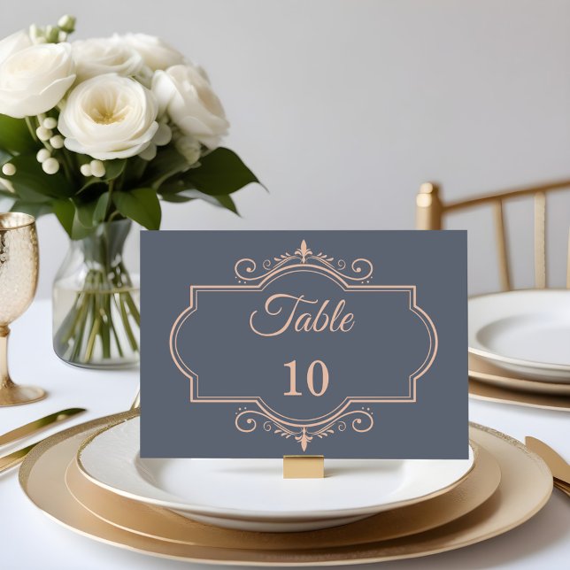 Rustic Filigree, Wedding Table Number (Creator Uploaded)