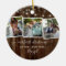 Rustic First Christmas Mr Mrs Photo Collage Lights