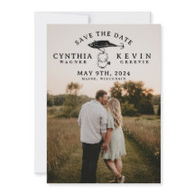 Rustic Fishing Lure Rings Wedding Save the Date