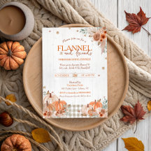 Rustic Flannel and Friends Thanksgiving Party