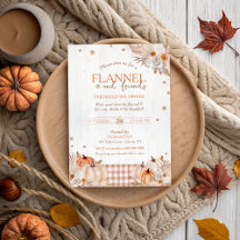Rustic Flannel and Friends Thanksgiving Party