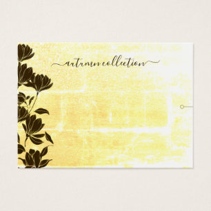 Rustic Floral Autumn Boho Bracelet Display Card