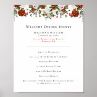 Rustic Floral | Boho Botanical Wedding Program