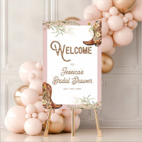 Rustic Floral Boots and Brunch Bridal Shower