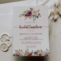 Rustic Floral Bridal Luncheon Bridal Shower 