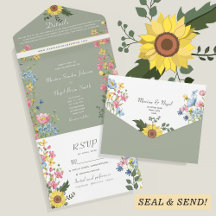 Rustic Floral Colourful Wedding