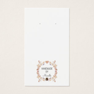 Rustic Floral Earring Earring Jewellery Display Ca