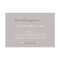 Rustic Floral Girl's Baby Shower Note Insert