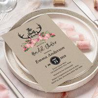 Rustic Floral Kraft Hunt is Over Bridal Shower