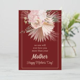 Rustic Floral Mother’s Day Card – Blooming Togethe