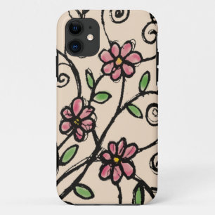 Rustic Floral Pattern iPhone 11 Case