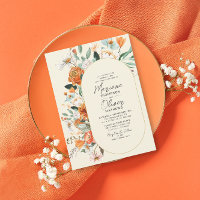 Rustic Florals Double Arch Ivory Wedding