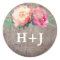 Rustic Flower Bouquet Wedding Envelope Seals