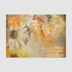 Rustic Flower Shabby Chic Tissue Paper