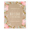 Rustic Flowers | Wedding Reception Sign