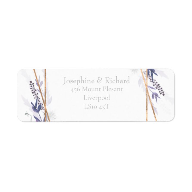 Rustic foliage, summer Return Address (Front)