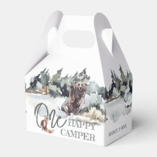 Rustic Forest Animals Woodland Birthday Favor Box