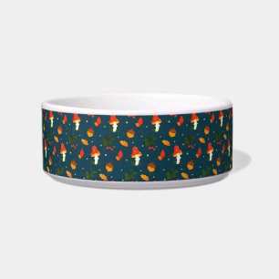 Rustic Forest Foliage Autumn Winter Berries Bowl