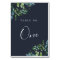 Rustic Forest Foliage Navy Blue