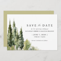 Rustic Forest | Modern Greenery Outdoor Wedding