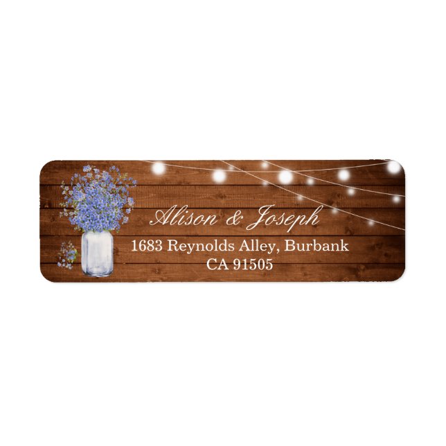 Rustic Forget Not Me  (Front)