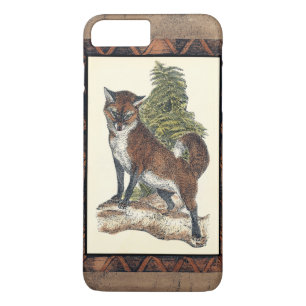 Rustic Fox Stepping on a Tree Trunk Case-Mate iPhone Case
