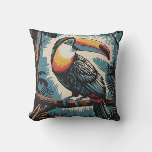 Rustic Fox Woodland Design Throw Pillow