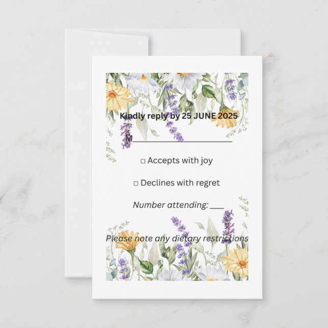 RUSTIC GARDEN ROMANCE RSP CARD (Front)