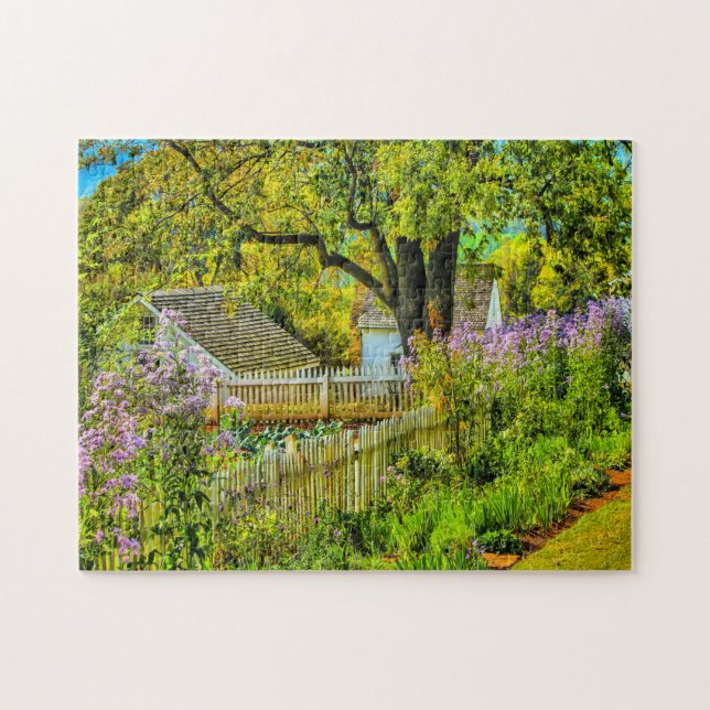 Rustic Garden West Virginia. Jigsaw Puzzle (Horizontal)