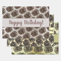 Rustic Gears Sprocket Steampunk On Stone Template