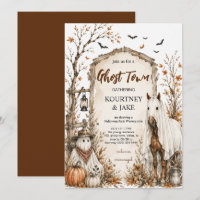 Rustic Ghost Town Western Halloween Style Party 