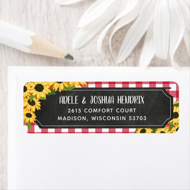 Rustic Gingham & Sunflowers BBQ Baby Shower (Insitu)