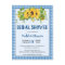 Rustic Gingham Sunflowers Bridal Shower Invitation