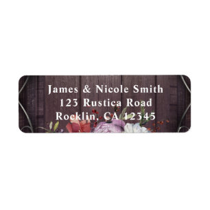 Rustic Glamour Barn Wood Flourish & Floral Wedding