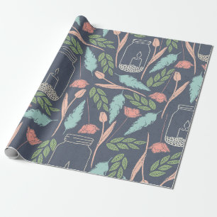 Rustic Glow Spring Wrapping Paper