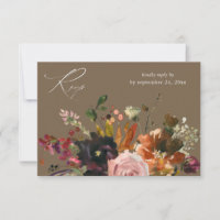 Rustic Gold, Purple & Pink Floral with Meal V2- TA