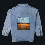 Rustic Golden Wheat Summer Country Sunlit Nature Denim Jacket<br><div class="desc">Ensure the incredibly stylish bride or her beautifully coordinated bridal party truly stands out from the crowd with a magnificent, highly customized wearable masterpiece that perfectly matches the deeply romantic vibe of an outdoor celebration. This striking, premium apparel design is completely fuelled by the intensely warm, wonderfully nostalgic aesthetic of...</div>
