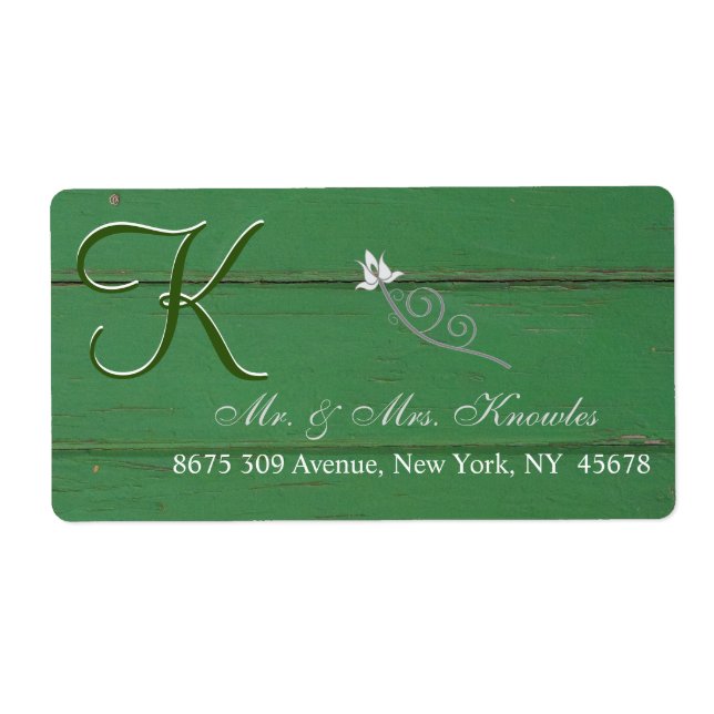 Rustic Green Barn Wood (Front)